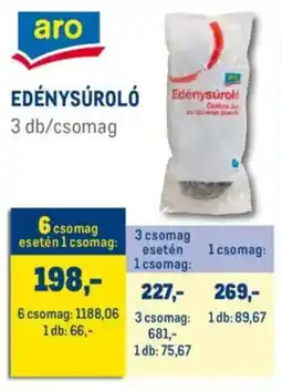 Metro Aro edénysúroló ajánlat