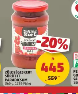 PENNY Zöldségeskert Sűrített Paradicsom ajánlat
