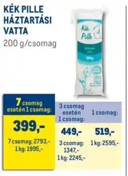Metro Kék Pille háztartási vatta ajánlat