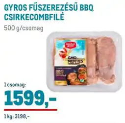 Metro Gyros fűszerezésű BBQ csirkecombfilé ajánlat