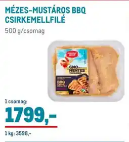 Metro Mézes-mustáros BBQ csirkemellfilé ajánlat