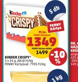 PENNY Kinder Crispy ajánlat