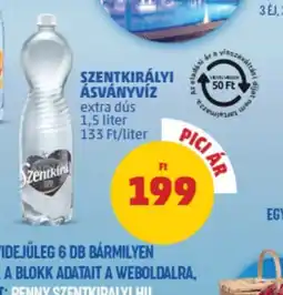PENNY Szentkirályi Ásványvíz ajánlat