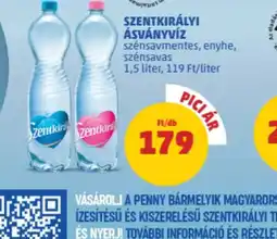 PENNY Szentkirályi ásványvíz ajánlat