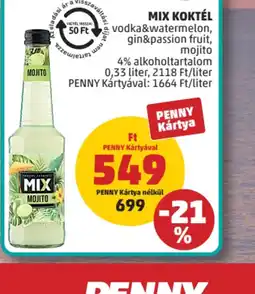 PENNY Mix Koktél ajánlat