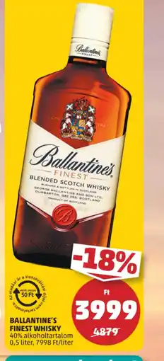 PENNY Ballantine's Finest Whisky ajánlat