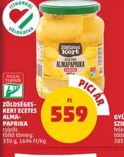 PENNY Zöldségeskert ecetes alma paprika ajánlat