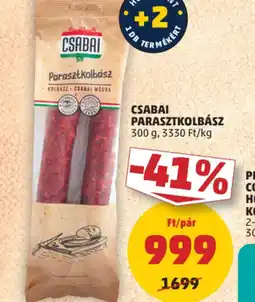 PENNY Csabai parasztkolbász ajánlat