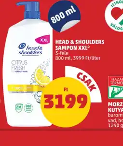PENNY Head KUTYAELEDEL baromfi, marha, vad, borjú Shoulders Sampon XXL ajánlat