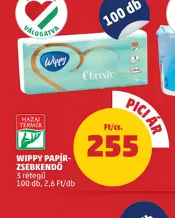 PENNY Wippy Papír-zsebkendő ajánlat