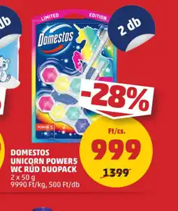 PENNY Domestos Unicorn Powers WC Rúd Duopack ajánlat