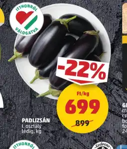 PENNY Padlizsán ajánlat