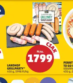 PENNY Landhof Grillparty ajánlat