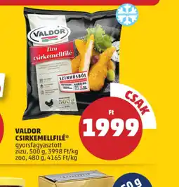 PENNY Valdor Csirkemellfilé ajánlat