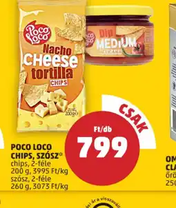 PENNY Poco Loco Chips, Szsz ajánlat