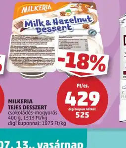 PENNY Milkeria Tejes Desszert ajánlat