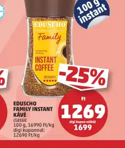 PENNY Eduscho Family Instant Kávé ajánlat