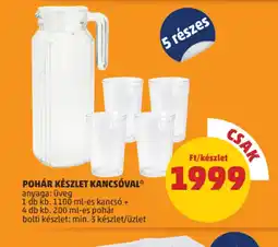 PENNY Pohár készlet kancsval ajánlat