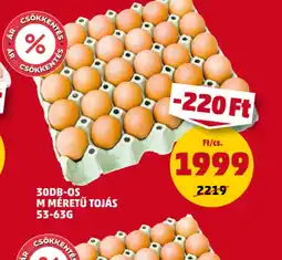 PENNY 30DB-OS M Méretű Tojás ajánlat
