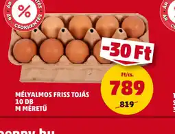 PENNY Mélyalmos Friss Tojás ajánlat