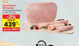Spar Buonissimo főtt sonka ajánlat