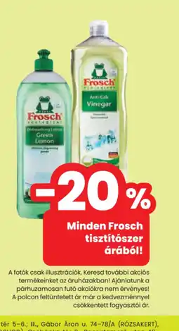 Spar Minden Frosch tisztítszer árábl! ajánlat
