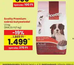 Spar Scotty Premium száraz kutyaeledel ajánlat