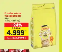 Spar Friskies száraz macskaeledel ajánlat