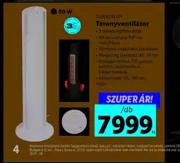 Lidl Silvercrest Toronyventilátor ajánlat