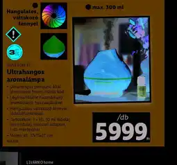 Lidl Silvercrest Ultrahangos aromalámpa ajánlat