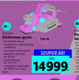 Lidl Parkside Elektromos gyalu ajánlat