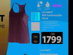 Lidl Crivit Női funkcionális felső ajánlat