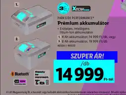 Lidl Parkside Performance Prémium akkumulátor ajánlat