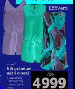 Lidl Esmera Női prémium nyári overál ajánlat