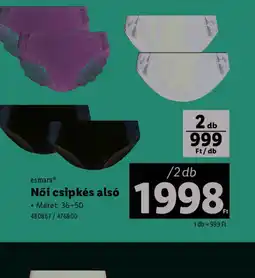 Lidl Esmara Női csipkés als ajánlat