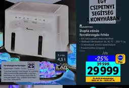 Lidl Dupla znás forrlevegős fritőz ajánlat