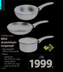Lidl Livarno Home Mini Alumínium-serpenyő ajánlat