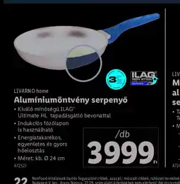 Lidl Livarno Home Alum serpenyőniumöntvény serpenyő ajánlat