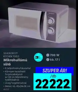 Lidl Silvercrest Kitchen Tools Mikrohullámú Sütő ajánlat