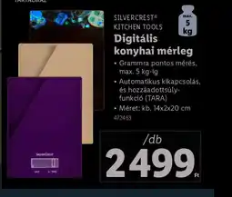 Lidl Silvercrest Kitchen Tools Digitális konyhai mérleg ajánlat