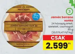 Spar Jamón Serrano sonka ajánlat