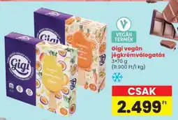 Spar Gigi vegán jégkrémválogatás ajánlat