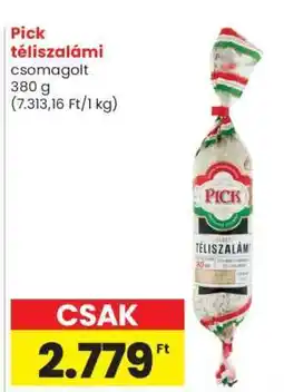 Spar PICK Téliszalámi ajánlat