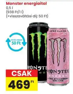Spar MONSTER Energiaital ajánlat