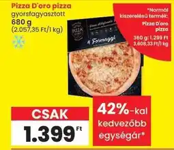 Spar PIZZA D’ORO Pizza ajánlat