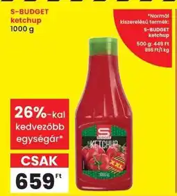 Spar S-BUDGET ketchup ajánlat