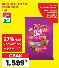 Spar Detki Tere-Fere XXL omlós keksz ajánlat