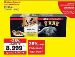 Spar Sheba 40 pack macskaeledel ajánlat