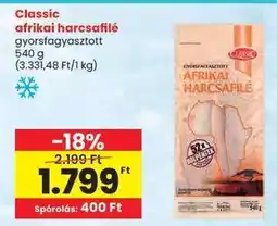 Spar CLASSIC AFRIKAI HARCSAFILÉ ajánlat