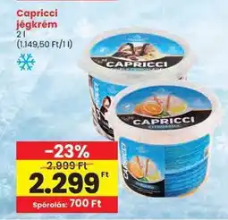Spar Capricci jégkrém ajánlat